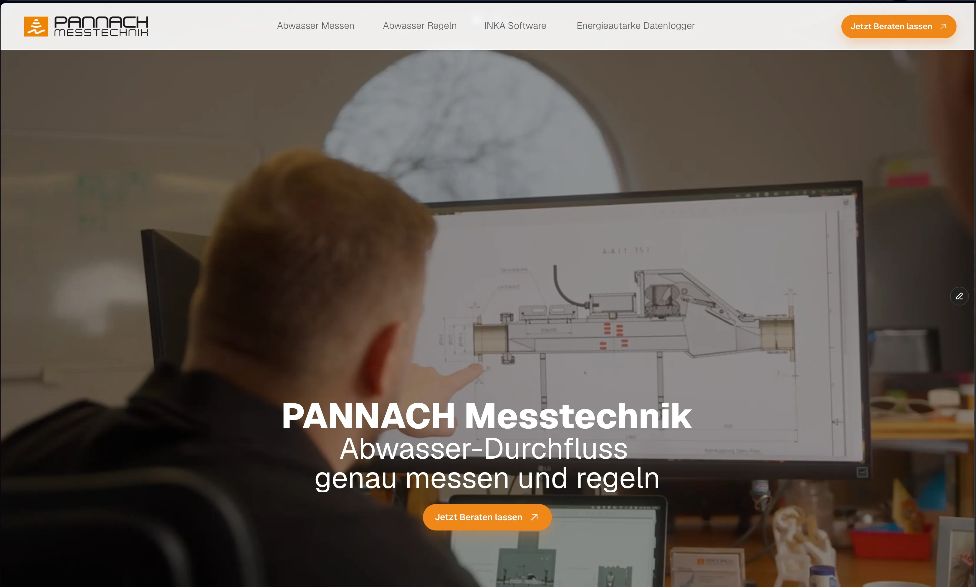 Website-Projekt Pannach Messtechnik