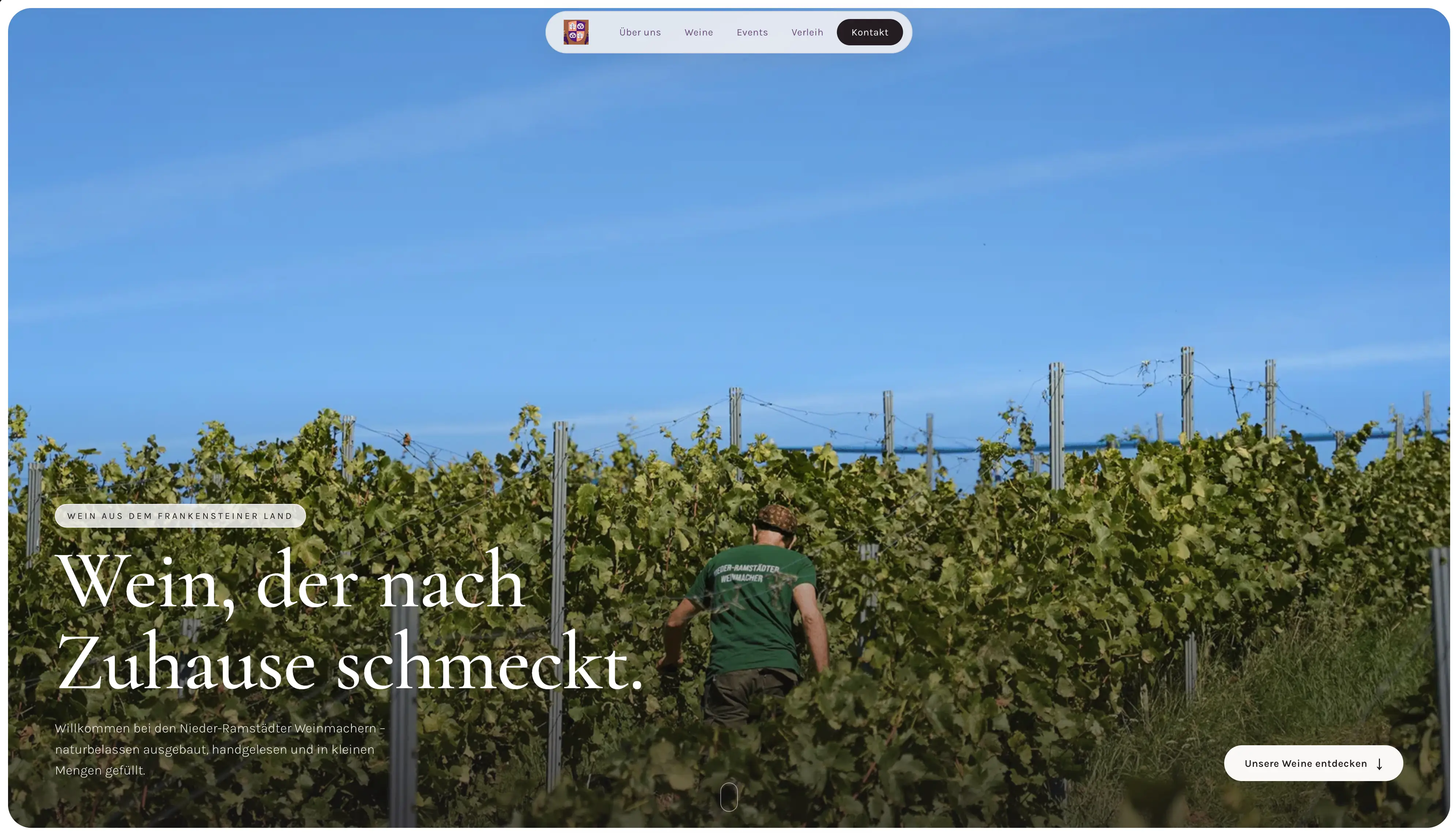 Website-Projekt Nieder-Ramstädter Weinmacher